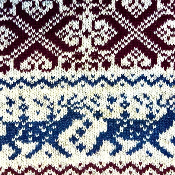 Vintage Cambridge Dry Goods Wool Reindeer Sweater - Picture 4 of 5